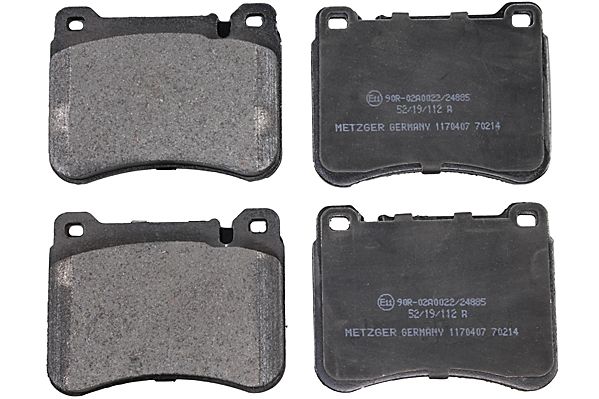 Brake Pad Set, disc brake METZGER 1170407