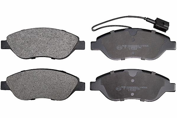 Brake Pad Set, disc brake METZGER 1170505