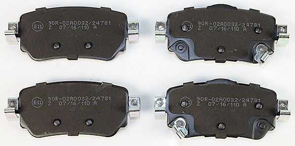 Brake Pad Set, disc brake METZGER 1170802