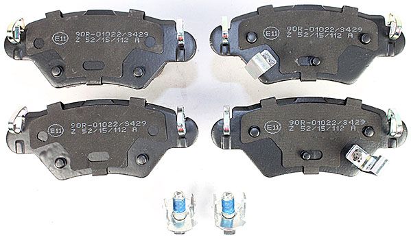 Brake Pad Set, disc brake METZGER 1170809