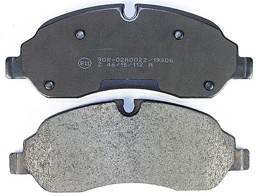 Brake Pad Set, disc brake METZGER 1170814