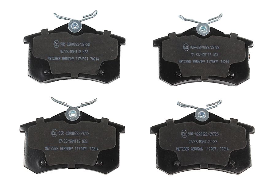 Brake Pad Set, disc brake METZGER 1170971