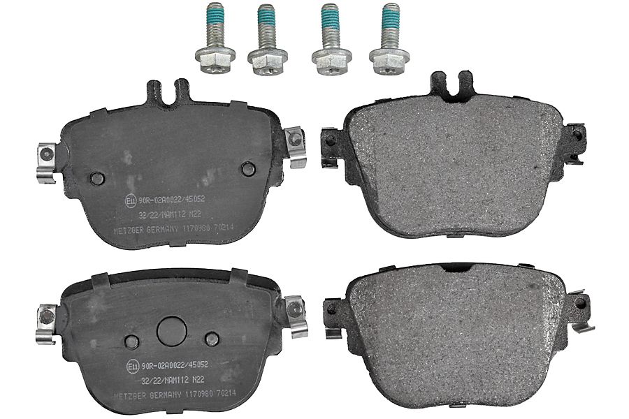 Brake Pad Set, disc brake METZGER 1170980