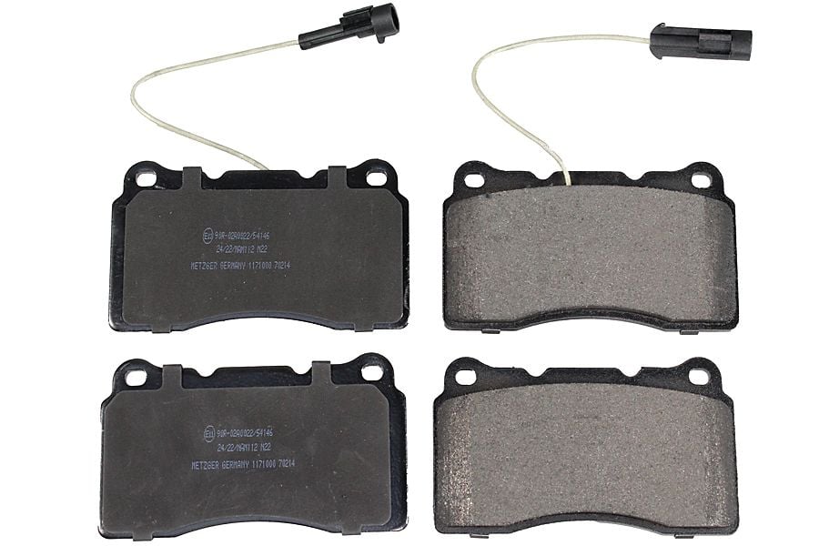 Brake Pad Set, disc brake METZGER 1171000