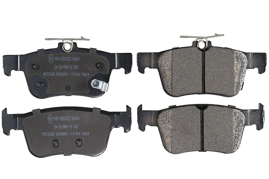 Brake Pad Set, disc brake METZGER 1171010