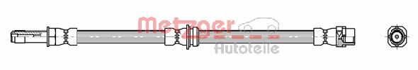 Brake Hose METZGER 4114074