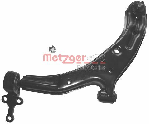 Control Arm/Trailing Arm, wheel suspension METZGER 58029101
