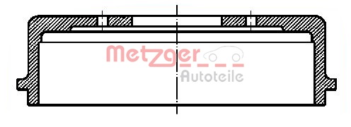 Brake Drum METZGER BT 1050