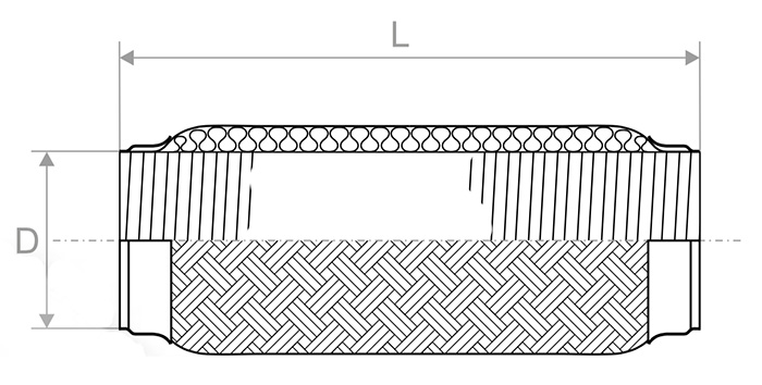 Taipuisa putki, pakoputkisto Professional Parts 25992075