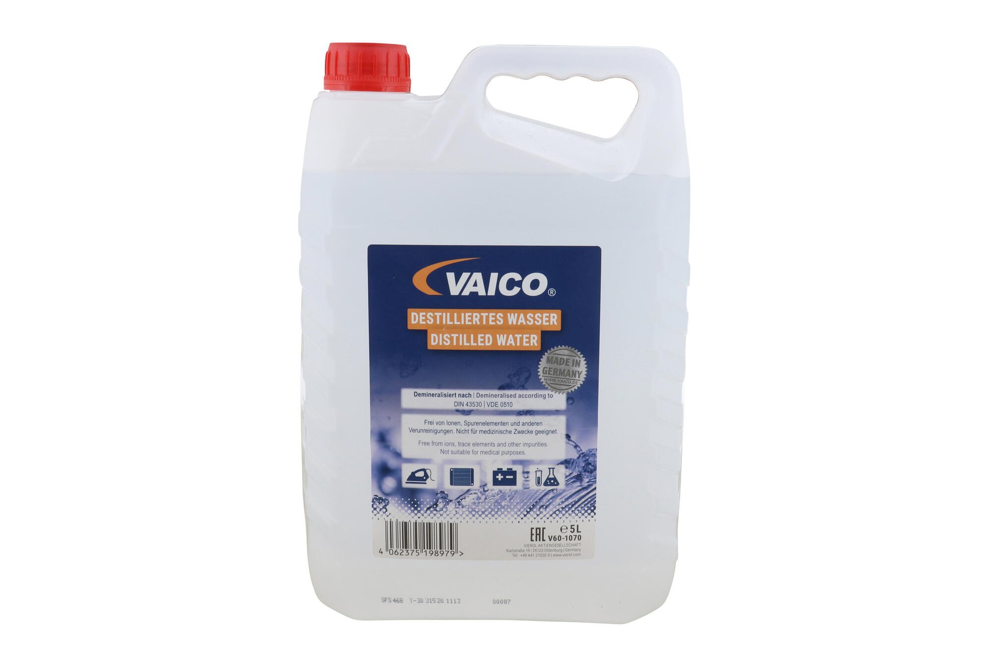 Destillerat vatten VAICO V60-1070