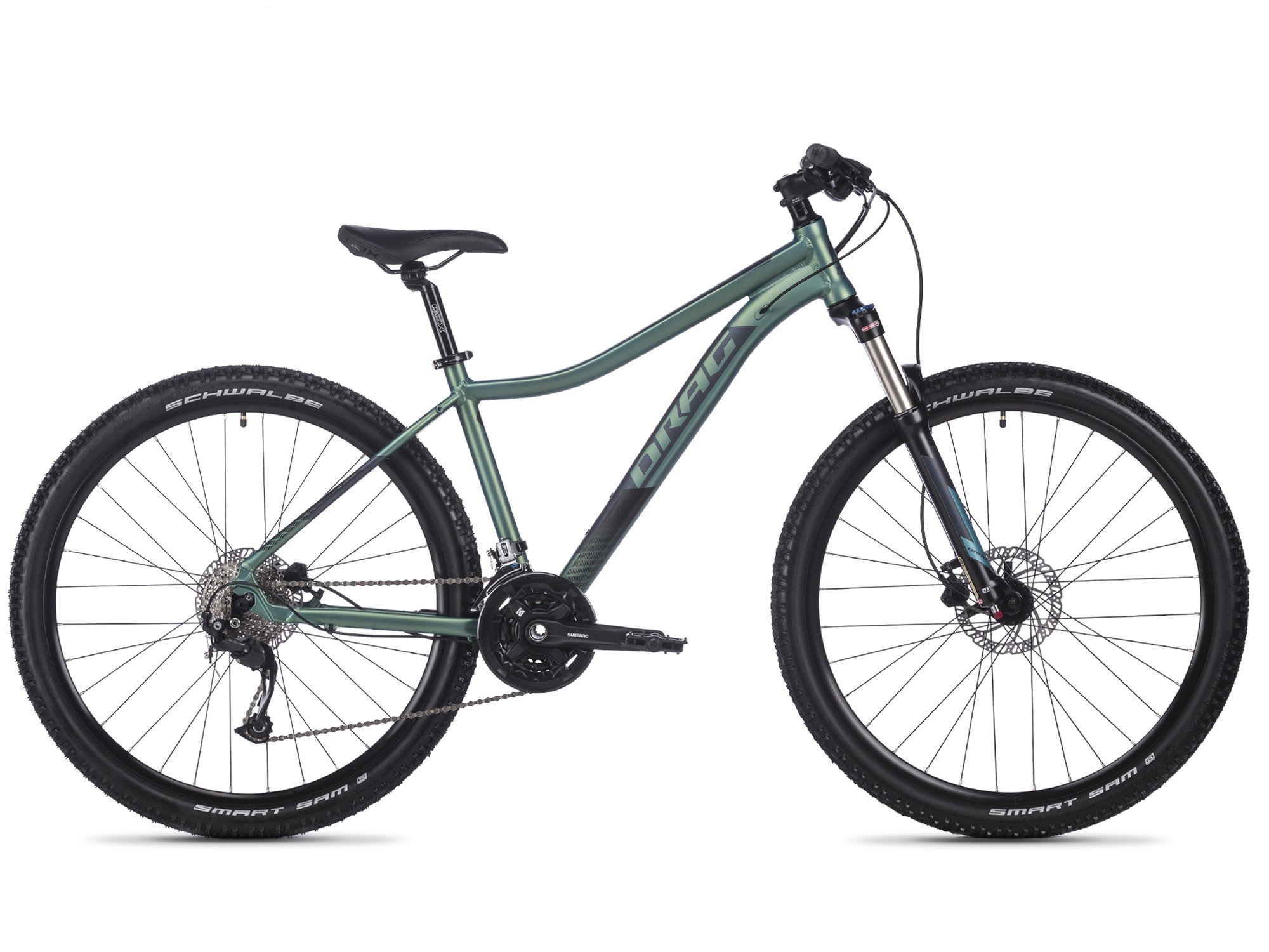 MTB polkupyörä DRAG GRACE 7.0 V2 27.5 S GREEN