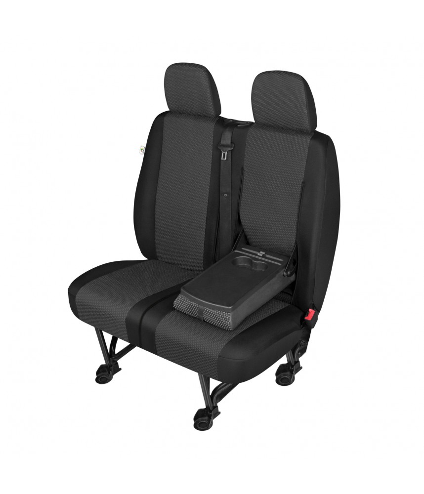 Funda para asiento de coche KEGEL-BLAZUSIAK Tailor made ares DV2 daily table split seat base for Iveco daily black