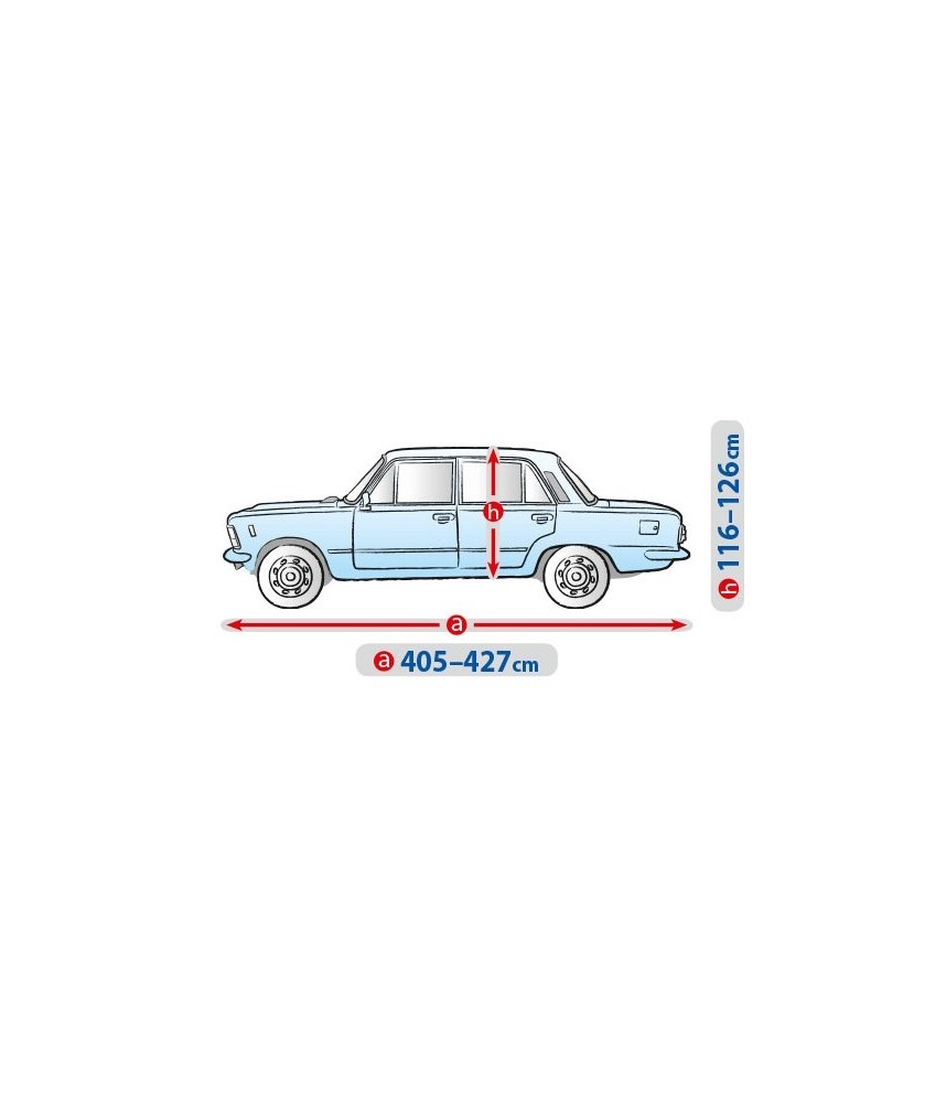 Cubierta vehículo KEGEL-BLAZUSIAK Basic garage L125 sedan 430-455cm