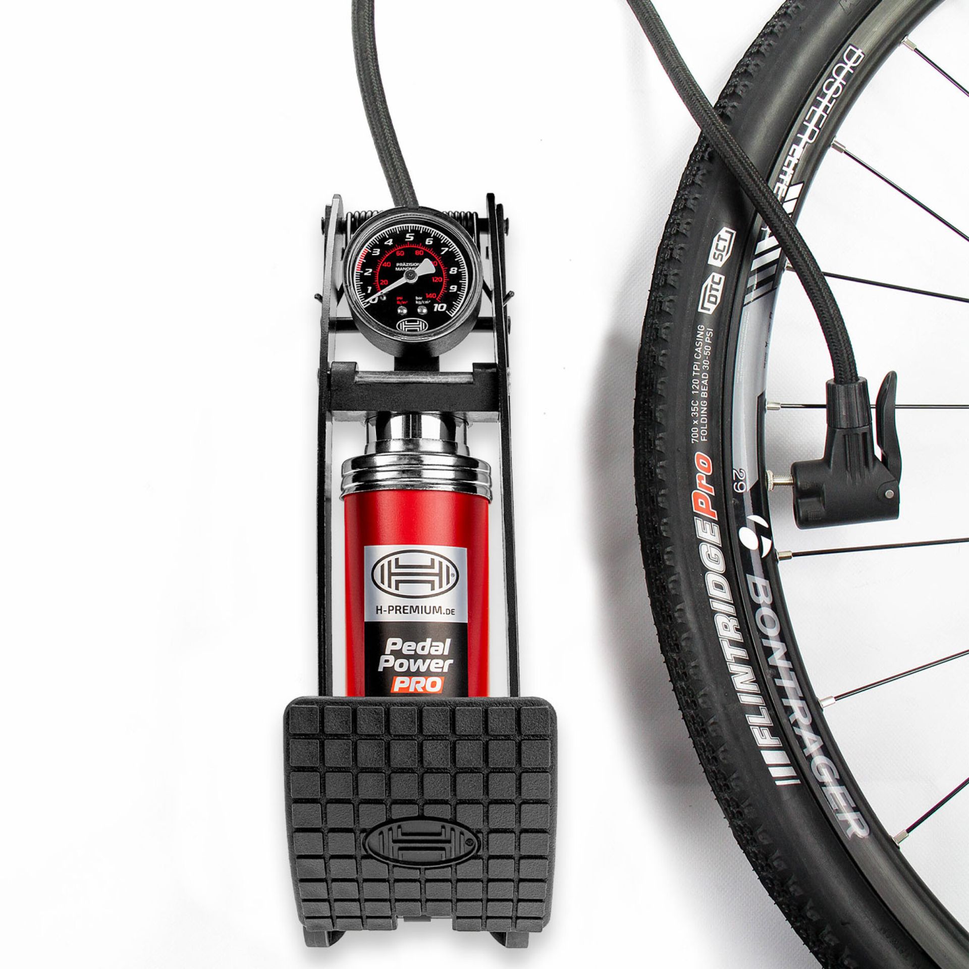 Bomba de pie HEYNER PedalPower Pro 215000