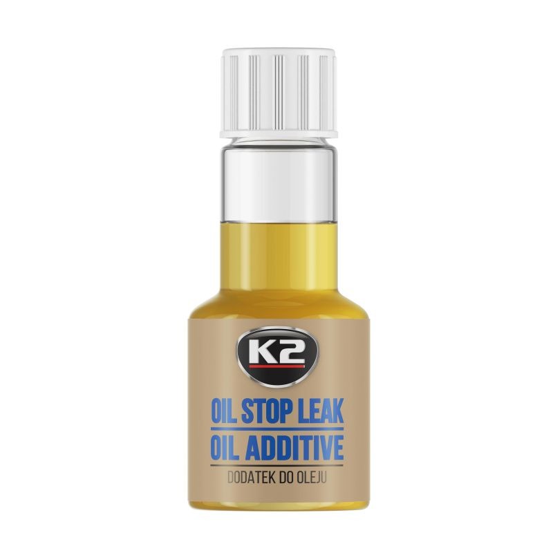 Motoroljetillsats K2 Stop Leak Oil 50ml