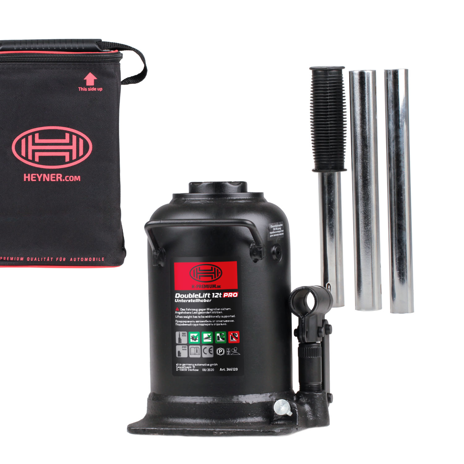 Gato hidraulico HEYNER DOUBLELIFT 12T PRO