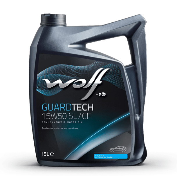 Motorolja WOLF GUARDTECH 15W50 SL/CF 5L