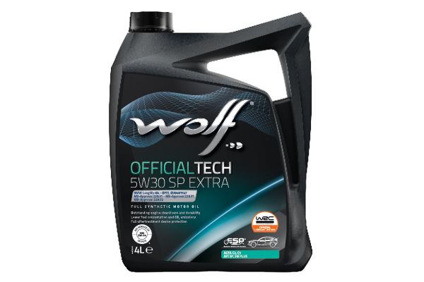 Moottoriöljy WOLF OFFICIALTECH 5W30 C3 SP EXTRA 4L