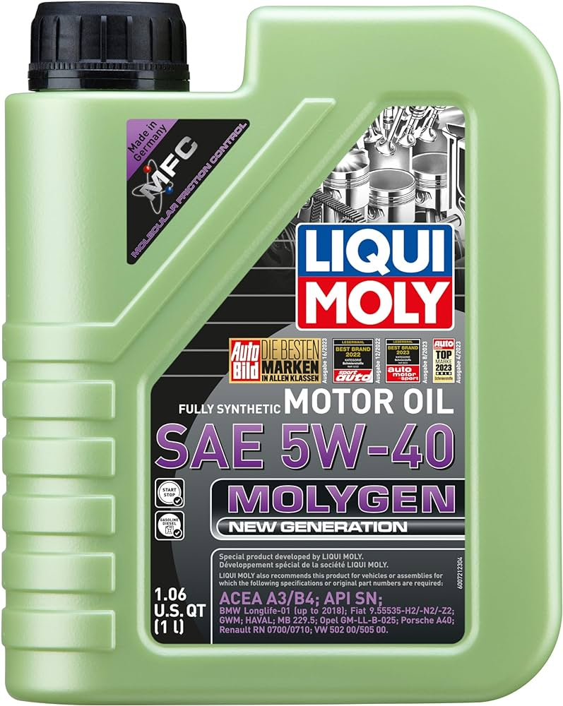 Motorolja LIQUI MOLY MOLYGEN NEW GENERATION SAE 5W40 1L