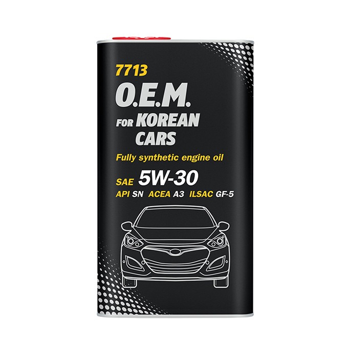 Motorolja MANNOL FOR KOREAN CARS 5W30 1L