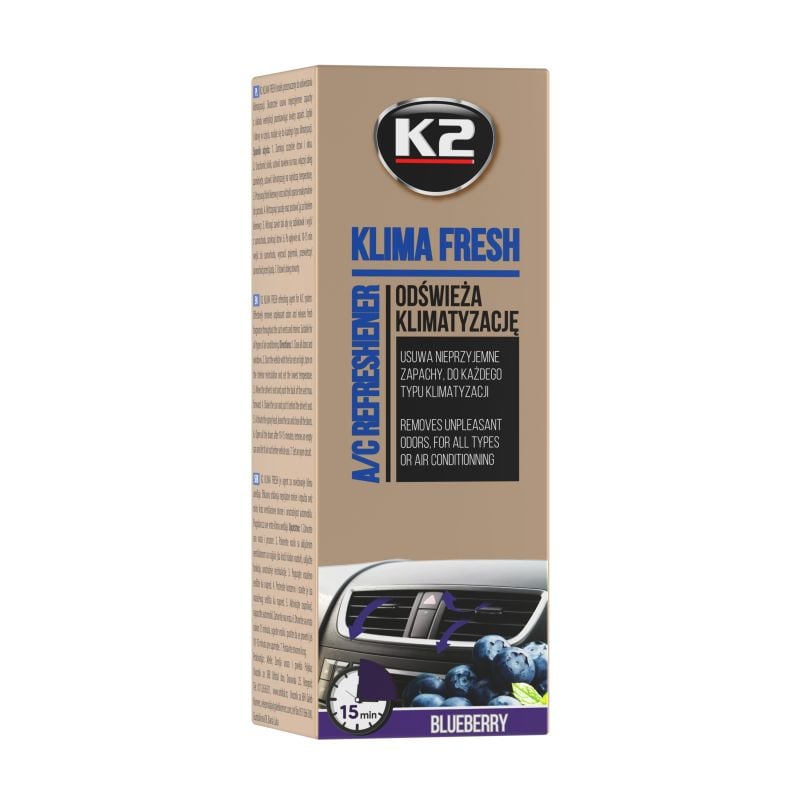 Rengöringsmedel, klimatanläggning K2 Klima Fresh Blueberry 150ml