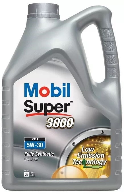 Moottoriöljy MOBIL 5W30 SUPER 3000 XE1 5L