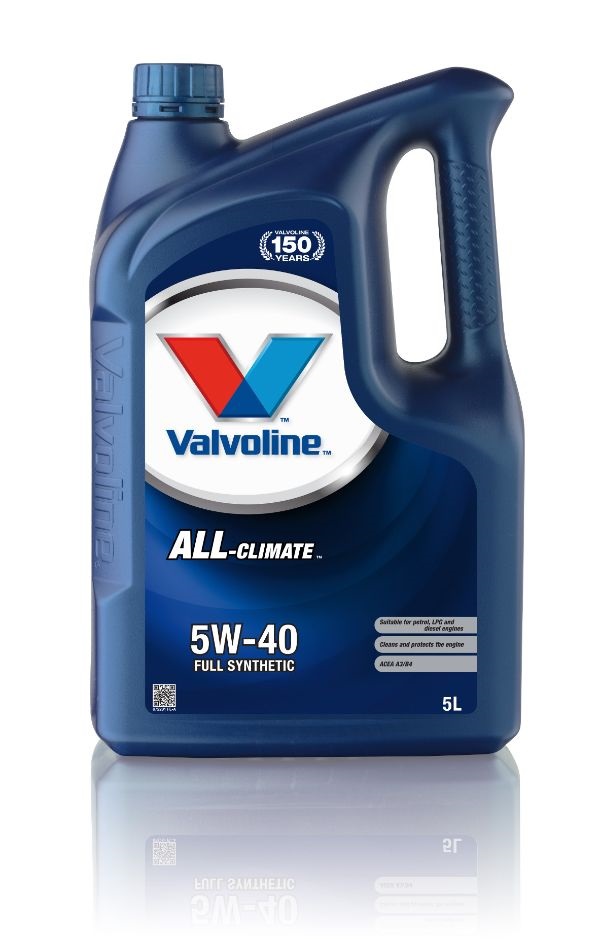 Moottoriöljy VALVOLINE 5W40 ALL-CLIMATE 5L