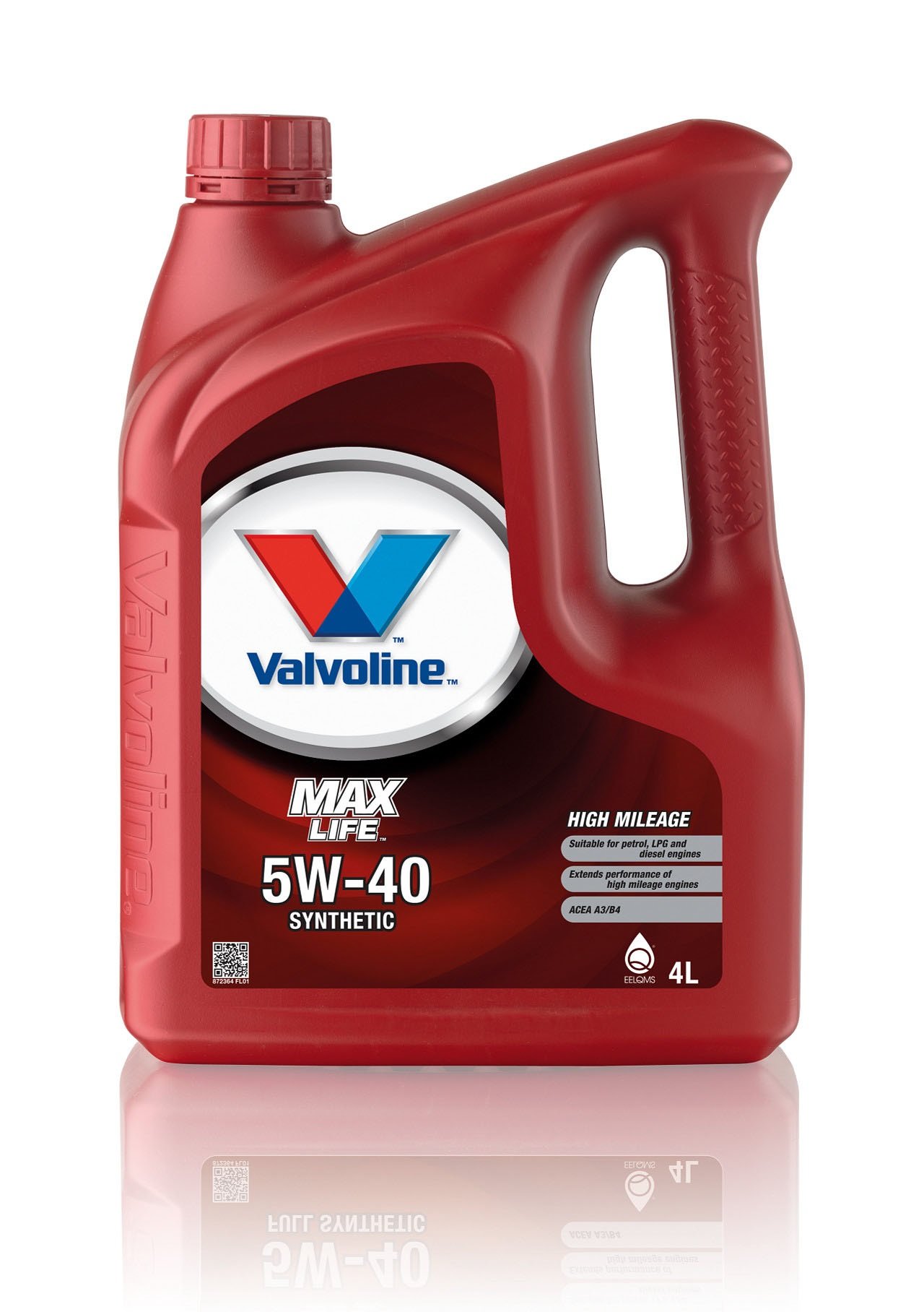 Moottoriöljy VALVOLINE 5W40 MAXLIFE 4L