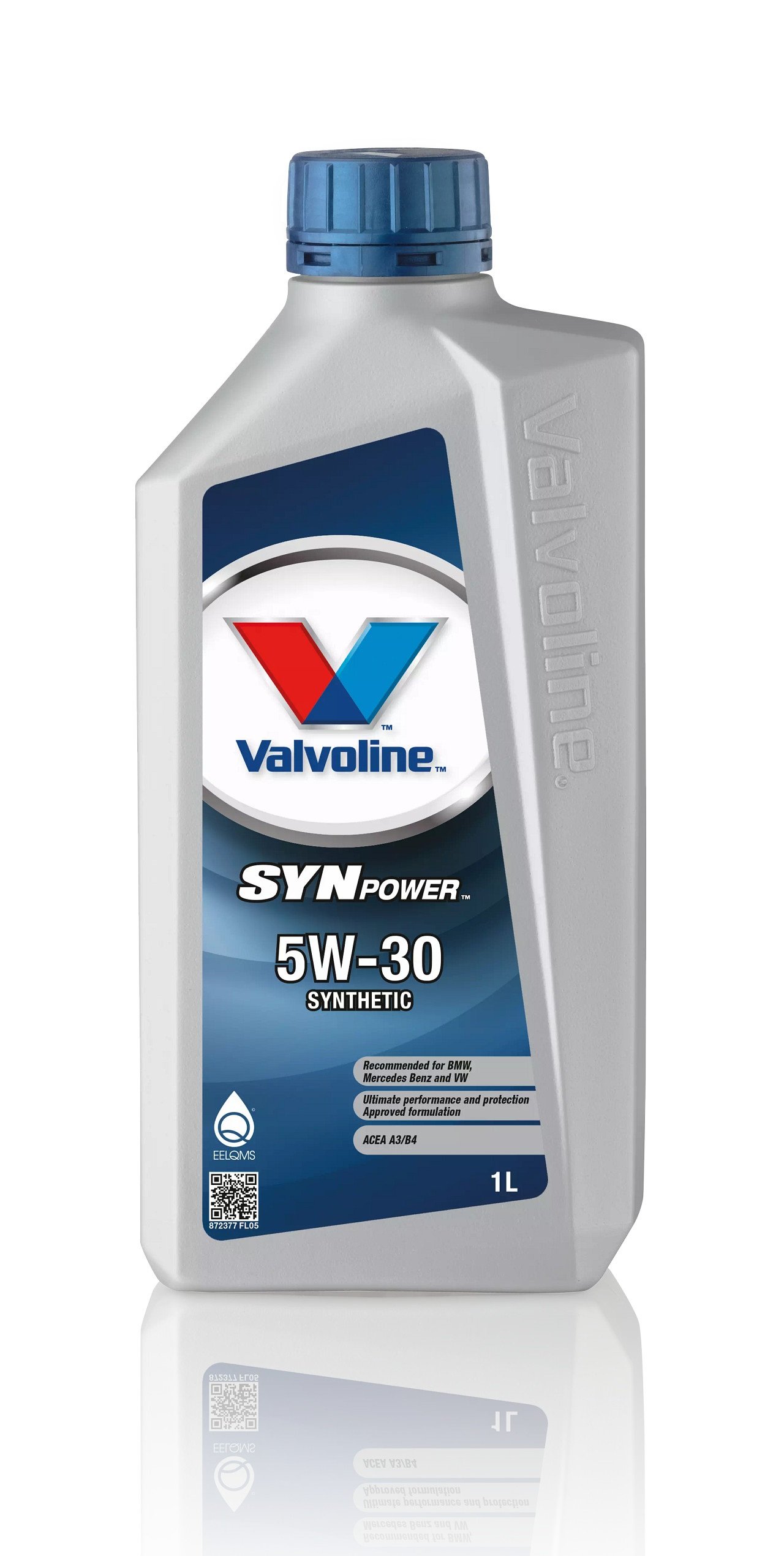 Moottoriöljy VALVOLINE 5W30 SYNPOWER A3 4L