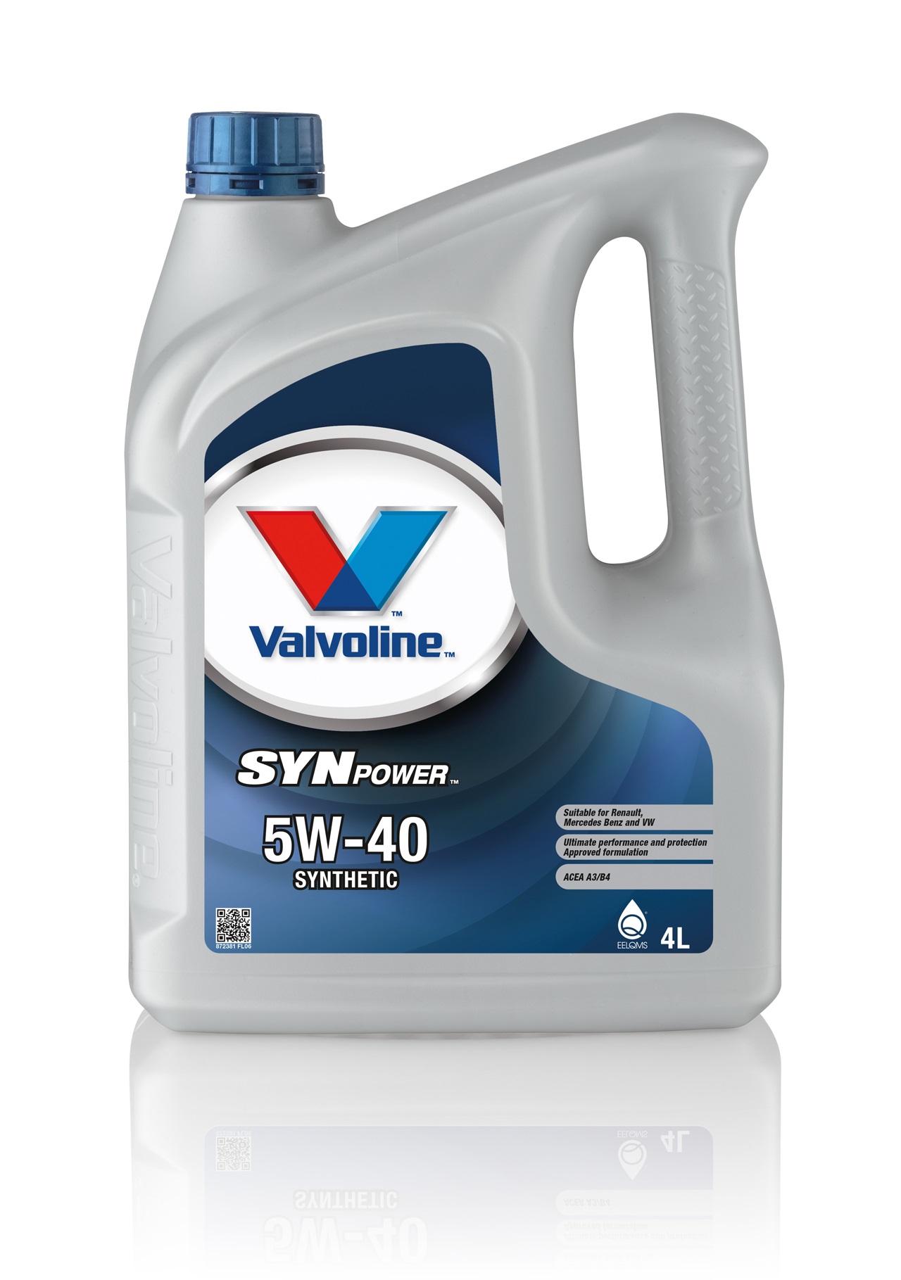 Moottoriöljy VALVOLINE 5W40 SYNPOWER 4L