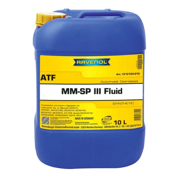 Automatväxellådsolja RAVENOL ATF MM SP-III Fluid 10L