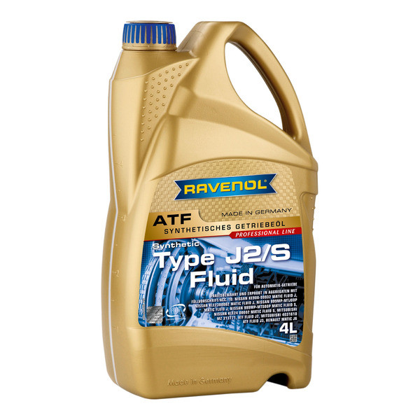 Automatväxellådsolja RAVENOL ATF Type J2/S Fluid 4L