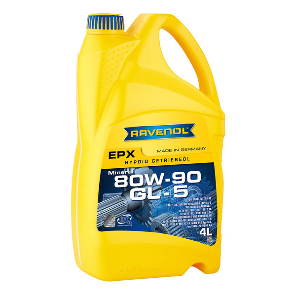 Vaihteistoöljy RAVENOL EPX 80W90 GL-5 4L