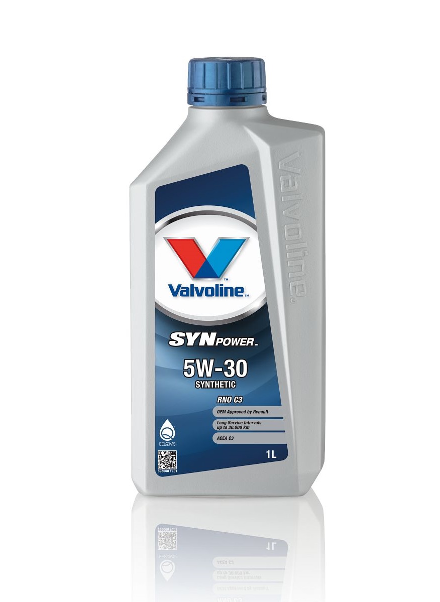 Moottoriöljy VALVOLINE 5W30 SYNPOWER RNO C3 1L