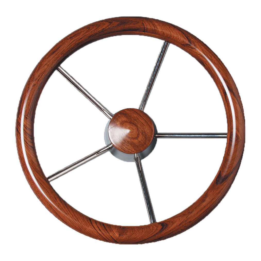 Veneen ohjauspyörä ULTRAFLEX V62 Mahogany 350