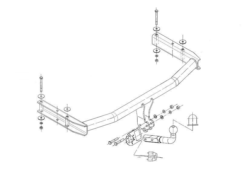 Dragkrok STEINHOF A076 AUDI A4