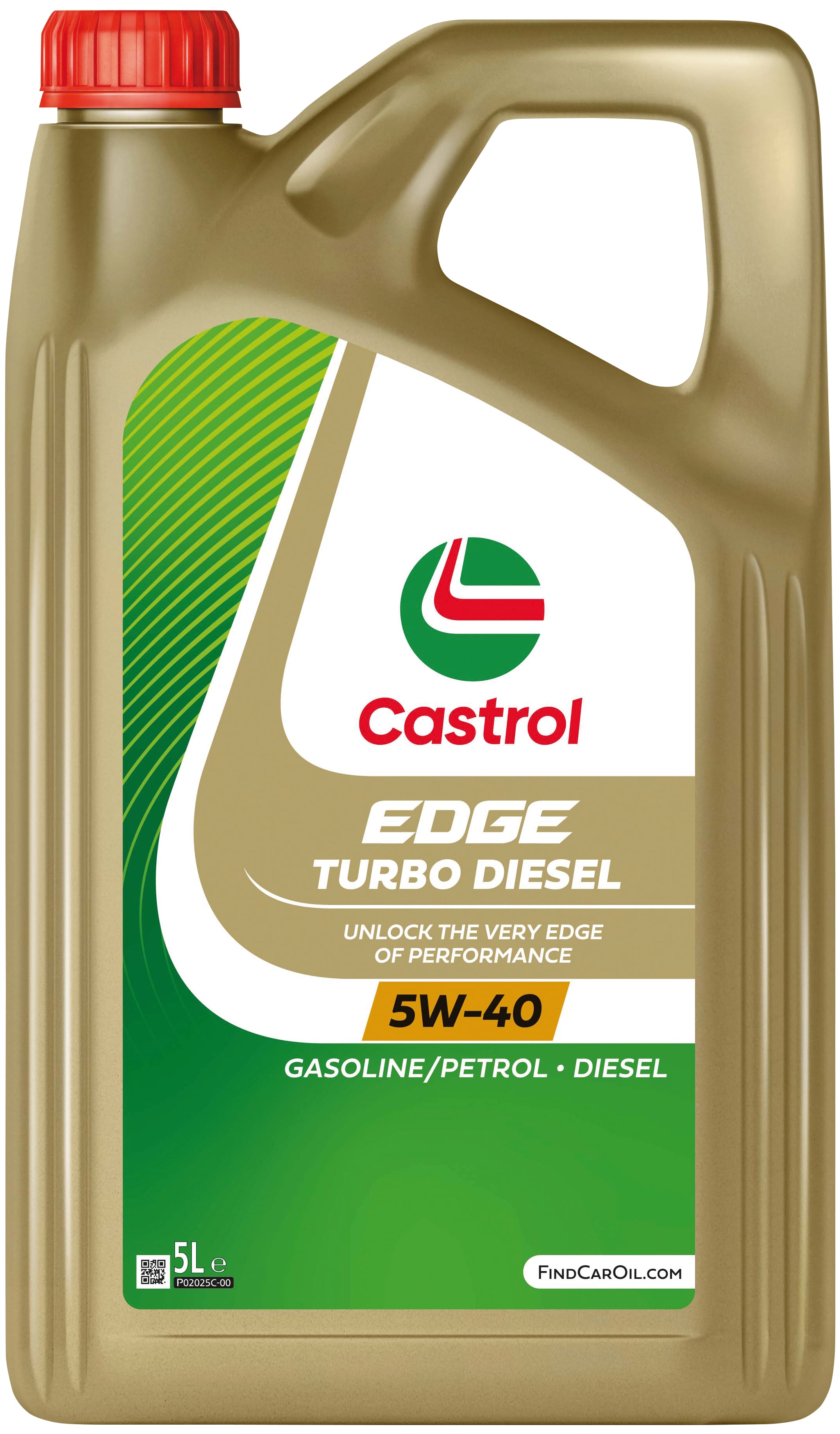 Engine Oil CASTROL 5W40 EDGE TURBO DIESEL 5L