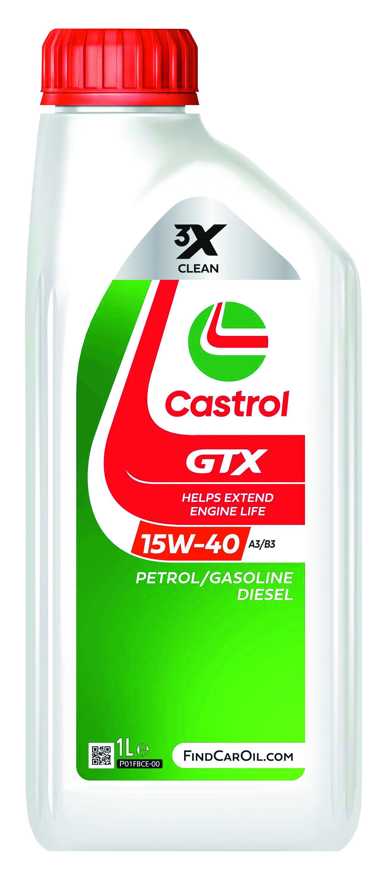 Aceite de motor CASTROL 15W40 GTX 1L