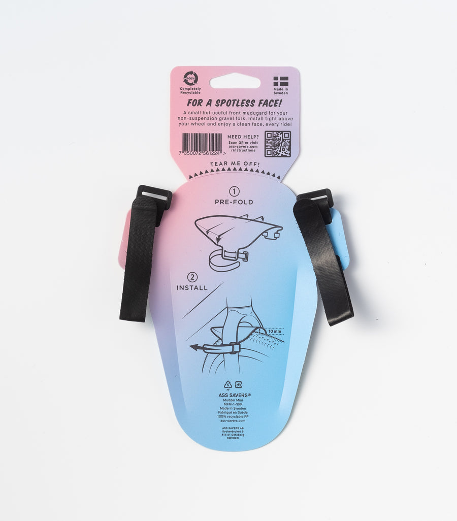 Guardabarros bicicleta ASS SAVERS Mudder Mini Spektrum Front
