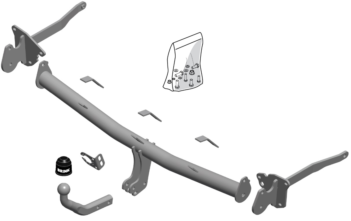 Dragkrok BRINK 673800 PEUGEOT 508 SW