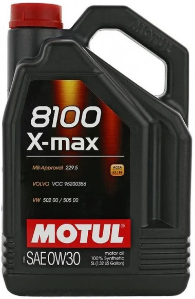 Moottoriöljy MOTUL 8100 X-MAX 0W30 5L