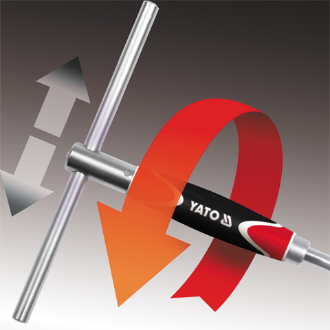 Destornillador de llave de vaso YATO T 15 mm