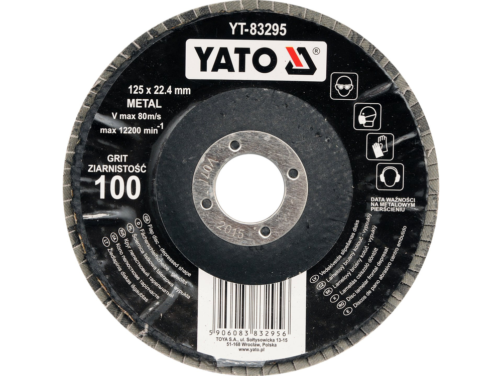 Rueda abrasiva, amoladora angular YATO YT-83295