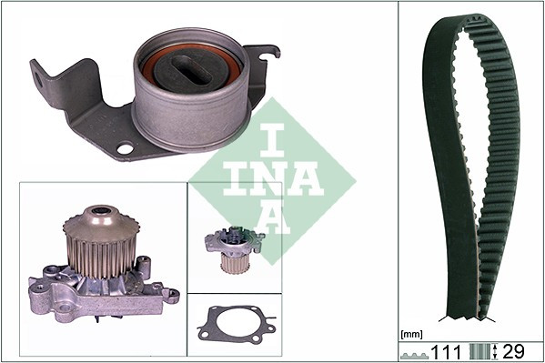 INA 530 0268 30 Engine Cooling Part - Quality Replacement Component With 163 Teeth, 26.70mm Width