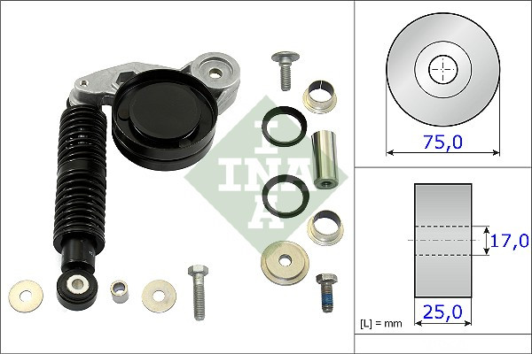 INA 533 0118 10 Repair Kit v-ribbed belt tensioner 