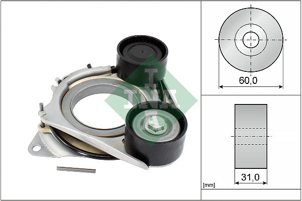 Tendicinghia Poly-V Ina 534 0180 10 – Ricambio Auto, Installazione Facile