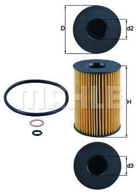 Mahle Oil Filter Application Chart
