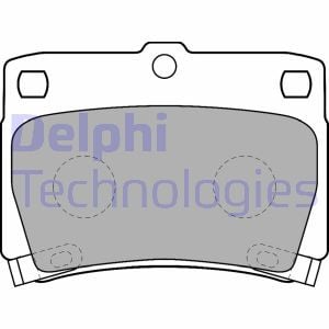 Delphi LP1546 Car Brake Pads