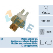 Radiator Fan Temperature Switch Inc Seal Ring Fits Seat Marbella 28 L Febi 11964