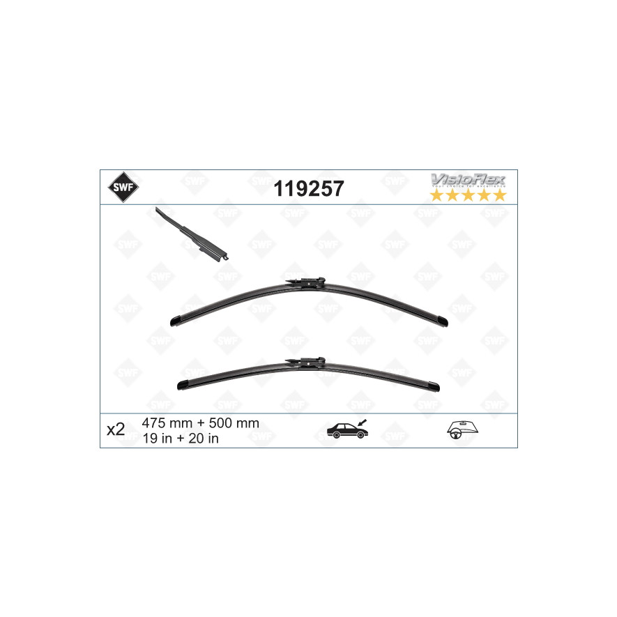 Wiper Blade SWF 119257 - Trodo.com